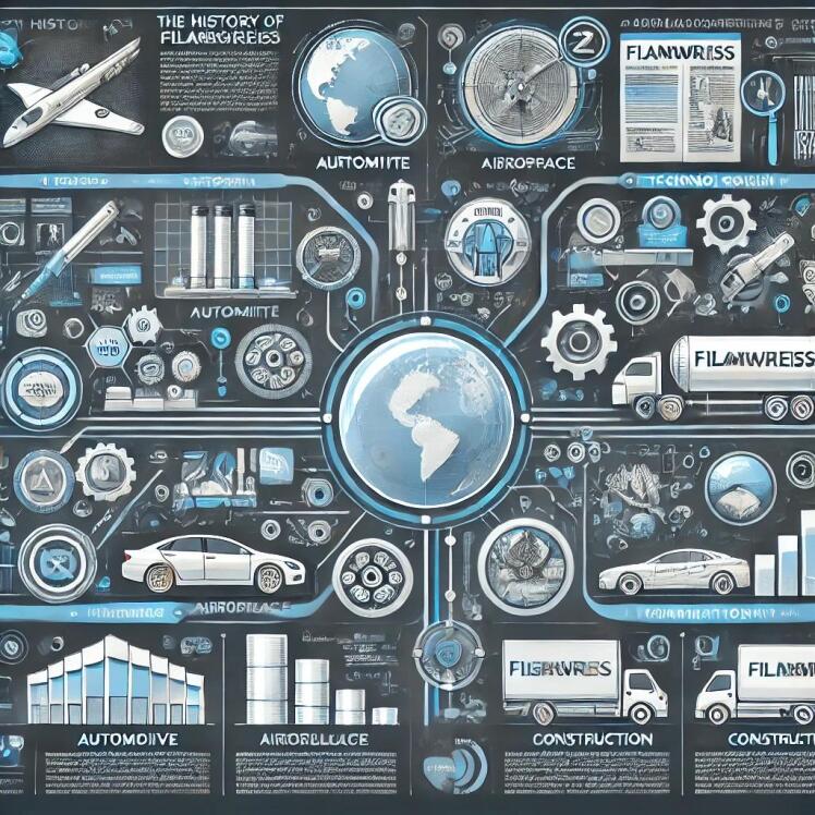 تاریخچه و پیشرفتهای فایبرگلاس در صنایع مختلف
